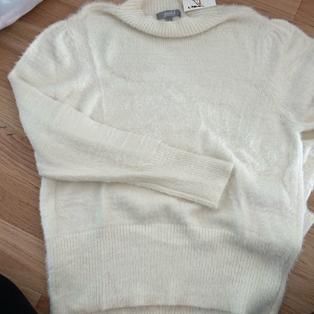Isabel Marant Soft Cream Turtleneck Sweater